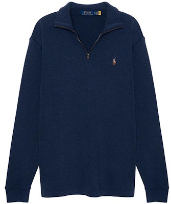 Polo Ralph Lauren SS23 刺繡Logo半拉鍊海軍藍男士衛衣 710857073-016 Order Polo Ralph Lauren SS23 刺繡Logo半拉鍊海軍藍男士衛衣 710857073-016