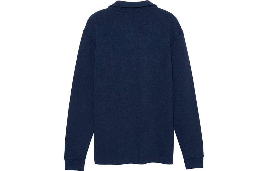 Lookbook Polo Ralph Lauren SS23 刺繡Logo半拉鍊海軍藍男士衛衣 710857073-016