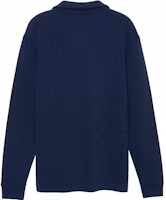 Lookbook Polo Ralph Lauren SS23 Half-Zip Embroidered Logo Sweatshirt Navy Mens 710857073-016