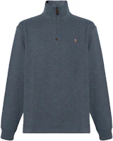 Polo Ralph Lauren SS23 Half-Zip Logo Embroidered Sweatshirt Dark Grey 710857073021-DARKGREY Polo Ralph Lauren SS23 Half-Zip Logo Embroidered Sweatshirt Dark Grey 710857073021-DARKGREY