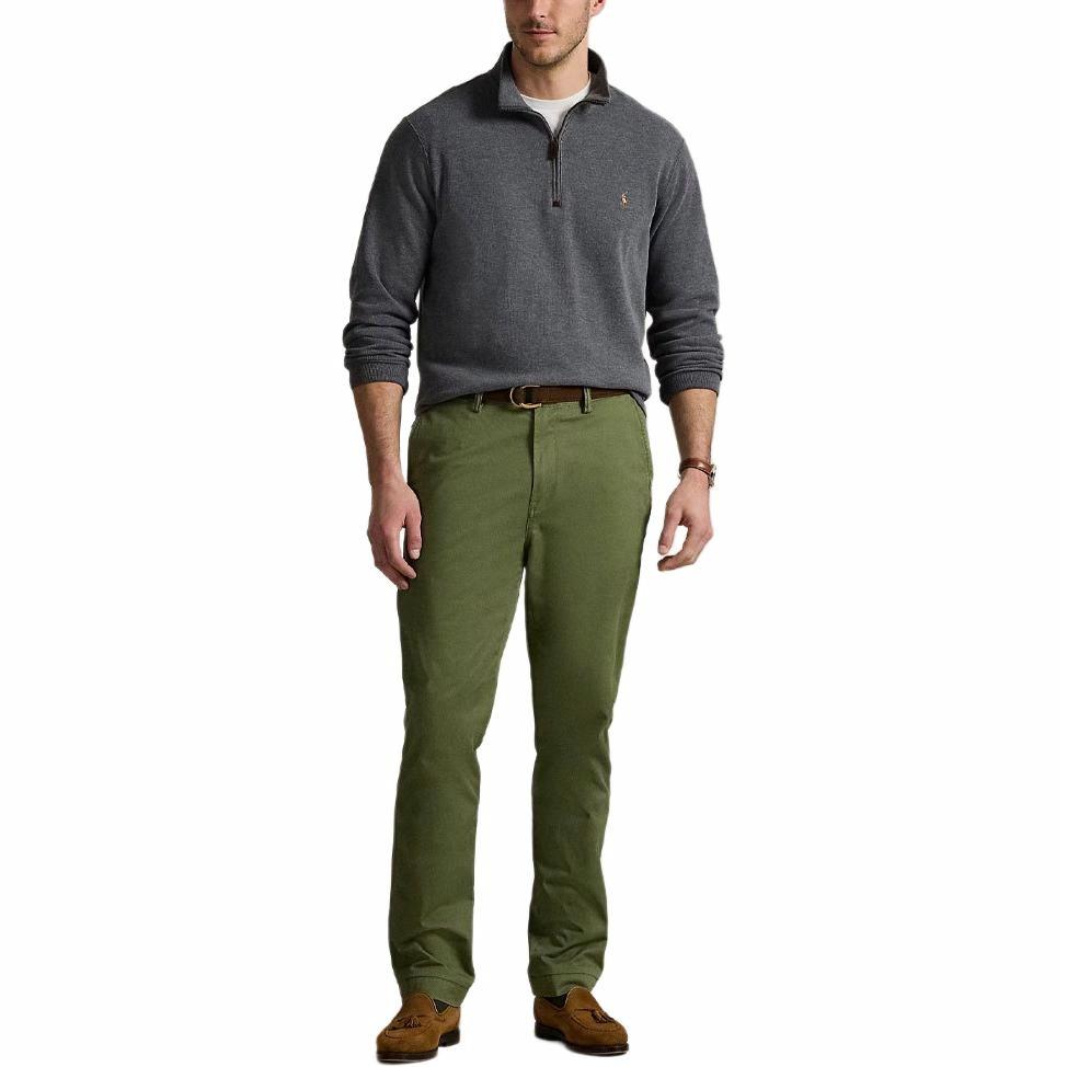 Purchase Polo Ralph Lauren SS23 Baju Sejuk Half-Zip Logo Sulam Kelabu Gelap 710857073021-DARKGREY