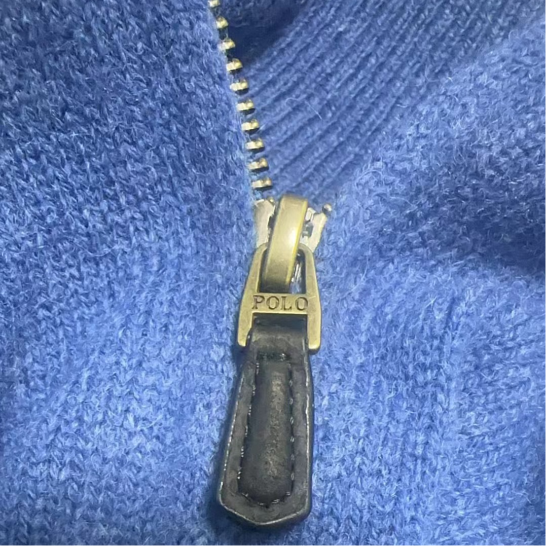 Polo Ralph Lauren SS23 Half-Zip Pullover Sweater Embroidered Logo Blue Men. 710777743-012 圖 3