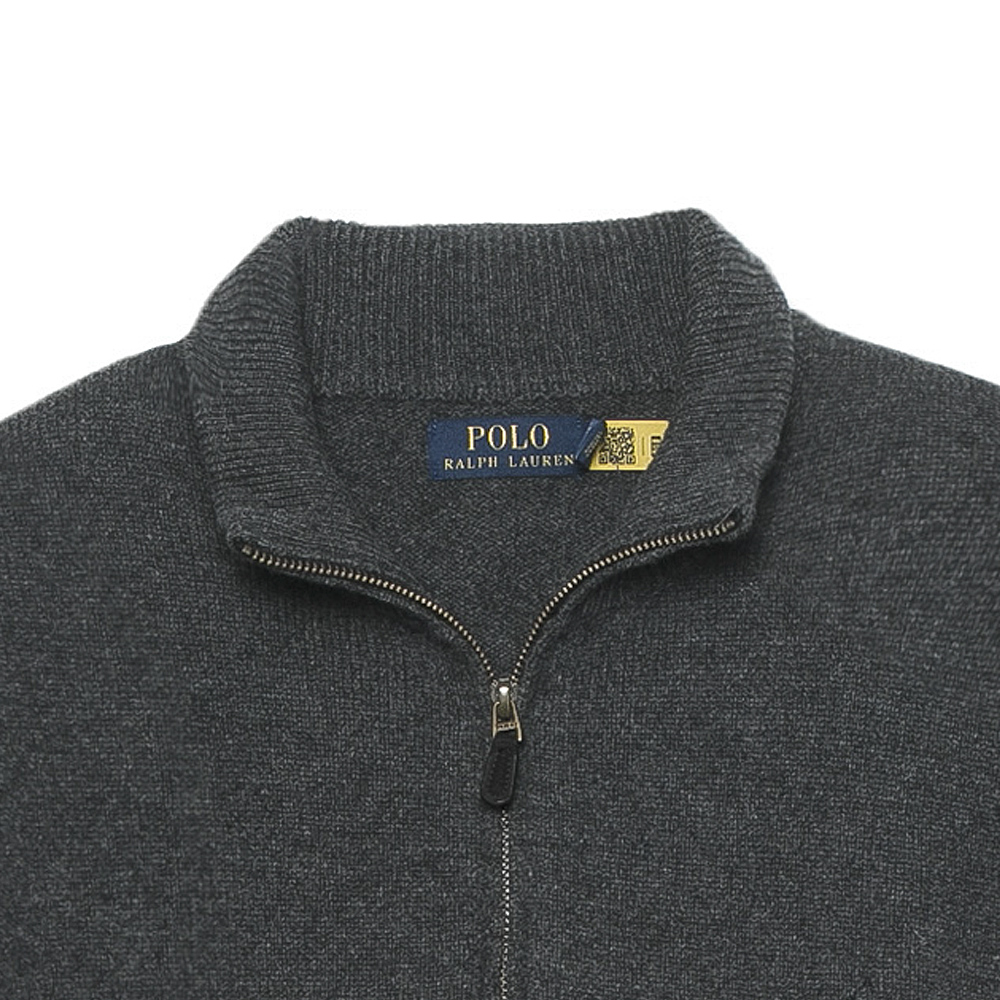 Polo Ralph Lauren SS23 Half-Zip Sweater Grey with Logo Embroidery for Men. 710777743-008 圖 6