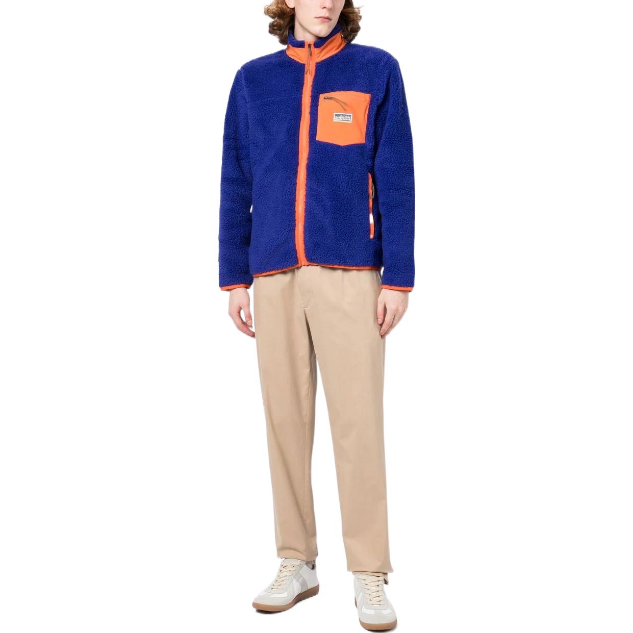 Lookbook Polo Ralph Lauren SS23 高领拉链羊毛外套 蓝色 710890933-002