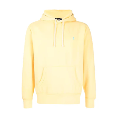Polo Ralph Lauren SS23 Logo Embroidered Drawstring Hoodie Men’s Yellow. 710766778-049