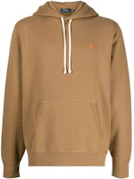 Polo Ralph Lauren SS23 Logo Embroidered Drawstring Hoodie Brown Menswear. 710766778-070 Polo Ralph Lauren SS23 Logo Embroidered Drawstring Hoodie Brown Menswear. 710766778-070