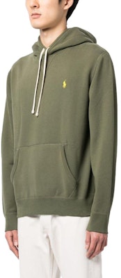 Polo Ralph Lauren SS23 刺绣徽标抽绳连帽衫 橄榄绿 男款。 710766778-069 Purchase Polo Ralph Lauren SS23 刺绣徽标抽绳连帽衫 橄榄绿 男款。 710766778-069