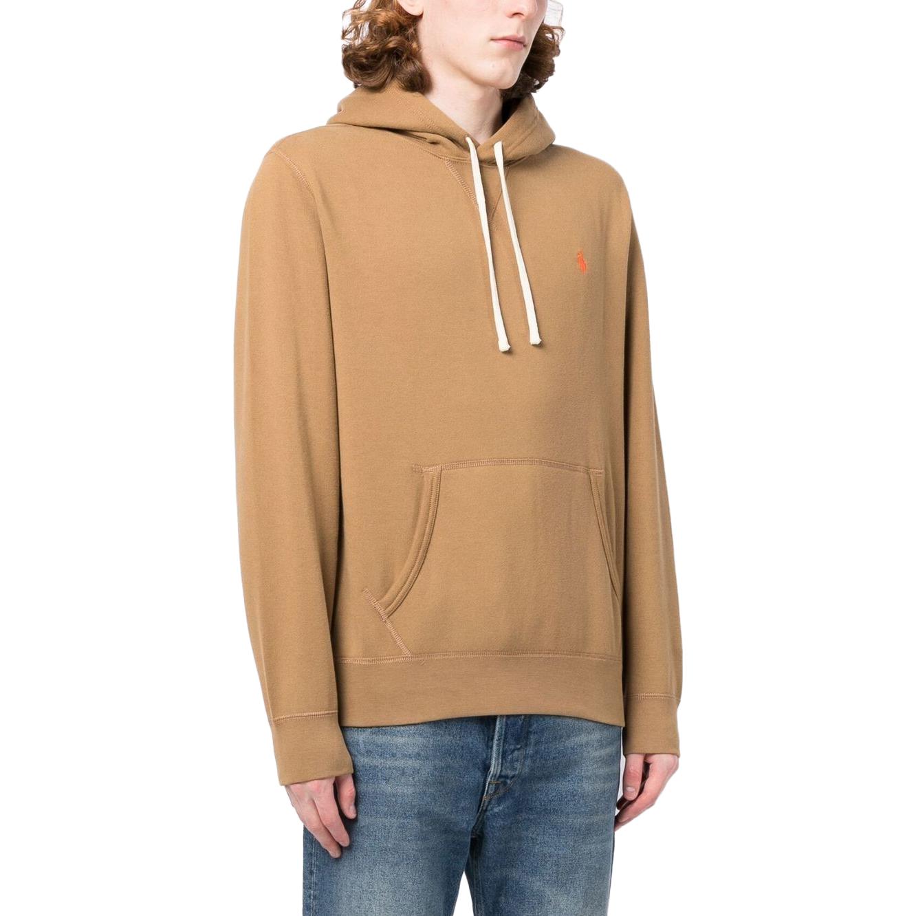 Purchase Polo Ralph Lauren SS23 标志刺绣抽绳连帽衫 棕色 男装. 710766778-070