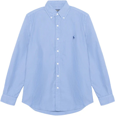 Polo Ralph Lauren 2023春夏款男士徽标刺绣牛津长袖衬衫浅蓝色 710729232-004 Order Polo Ralph Lauren 2023春夏款男士徽标刺绣牛津长袖衬衫浅蓝色 710729232-004