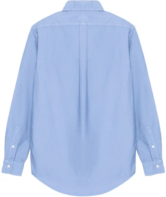 Polo Ralph Lauren 2023春夏款男士徽标刺绣牛津长袖衬衫浅蓝色 710729232-004 Lookbook Polo Ralph Lauren 2023春夏款男士徽标刺绣牛津长袖衬衫浅蓝色 710729232-004