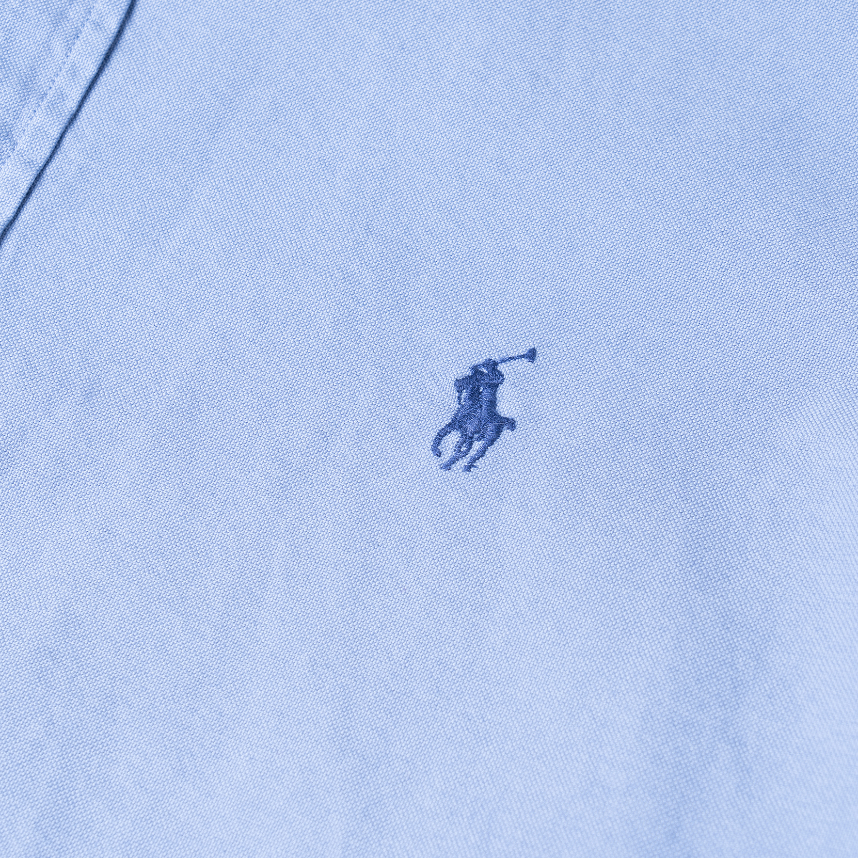 Polo Ralph Lauren SS23 Logo Embroidered Oxford Long Sleeve Shirt Light Blue Men. 710729232-004 圖 6