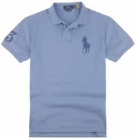 Polo Ralph Lauren SS23 Logo Embroidered Short Sleeve Polo Shirt Light Blue for Men 710697457-058 Polo Ralph Lauren SS23 Logo Embroidered Short Sleeve Polo Shirt Light Blue for Men 710697457-058