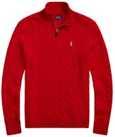 Polo Ralph Lauren SS23 Lunar New Year Red Half-Zip Cashmere Knit Sweater. MNPOSWE16821298-600 Polo Ralph Lauren SS23 Lunar New Year Red Half-Zip Cashmere Knit Sweater. MNPOSWE16821298-600