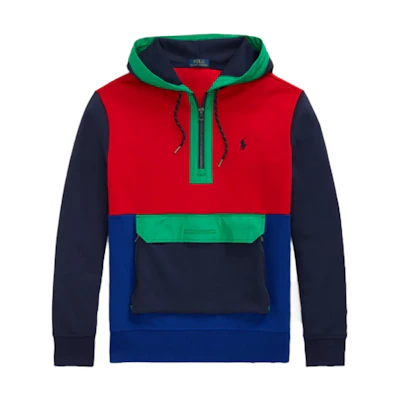 Polo Ralph Lauren SS23 Multicolor Hoodie Half-Zip Navy Sweatshirt MNPOKNI16821386999