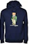 Order Polo Ralph Lauren 2023海军蓝小熊图案抓绒连帽衫 MNPOKNI16810693B82