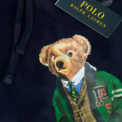Polo Ralph Lauren 2023海军蓝小熊图案抓绒连帽衫 MNPOKNI16810693B82 Details for Polo Ralph Lauren 2023海军蓝小熊图案抓绒连帽衫 MNPOKNI16810693B82