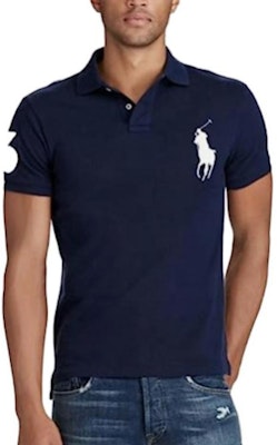 Polo Ralph Lauren SS23 Navy Blue Embroidered Slim Fit Short Sleeve Polo Shirt Men. 710907394002 Lookbook Polo Ralph Lauren SS23 Navy Blue Embroidered Slim Fit Short Sleeve Polo Shirt Men. 710907394002