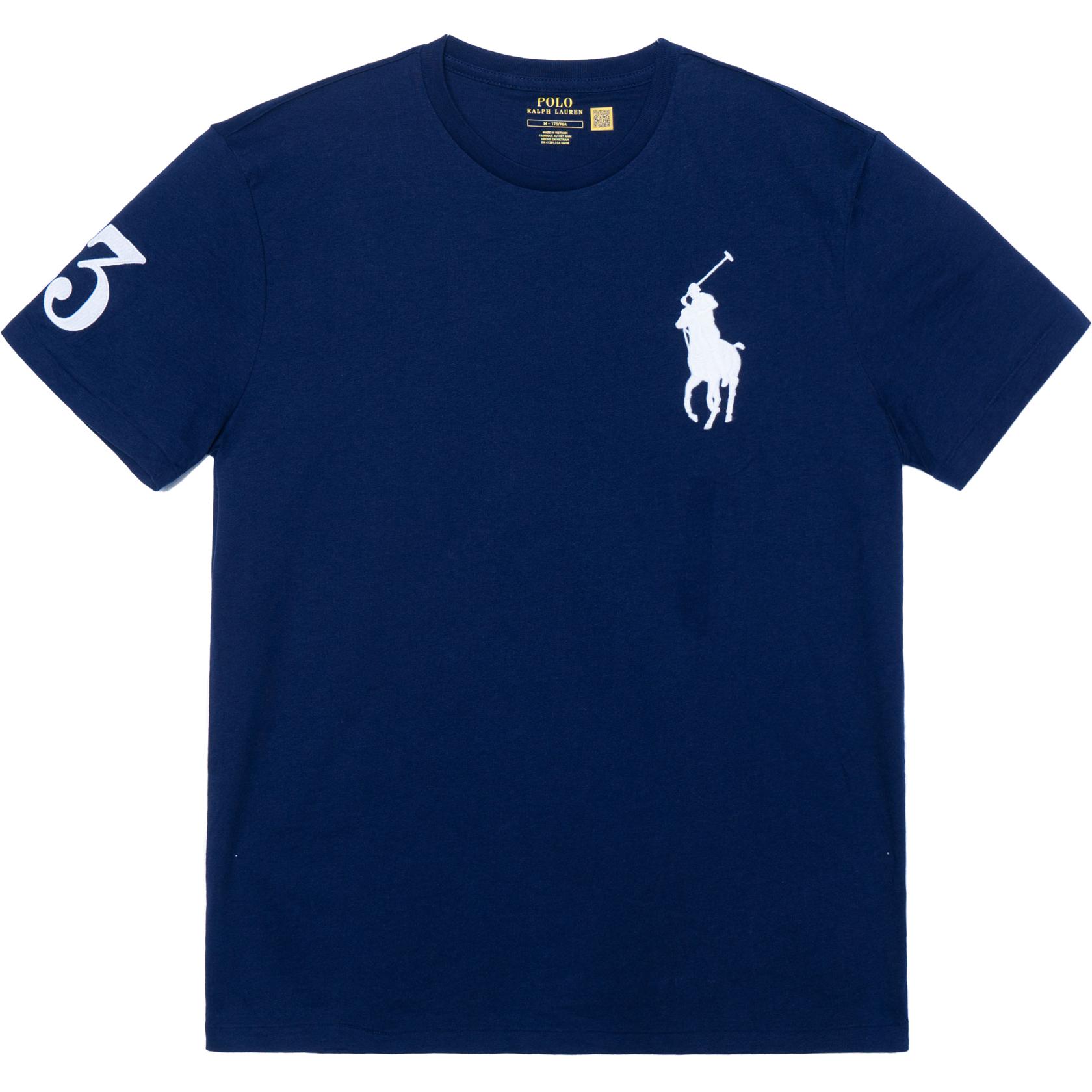 Order Polo Ralph Lauren SS23 海軍藍刺繡Logo短袖上衣T恤 710697554-041