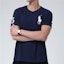 Shop Polo Ralph Lauren SS23 海軍藍刺繡Logo短袖上衣T恤 710697554-041