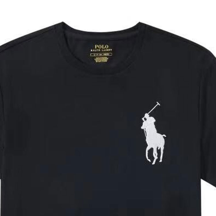Purchase Polo Ralph Lauren SS23 海軍藍刺繡Logo短袖上衣T恤 710697554-041