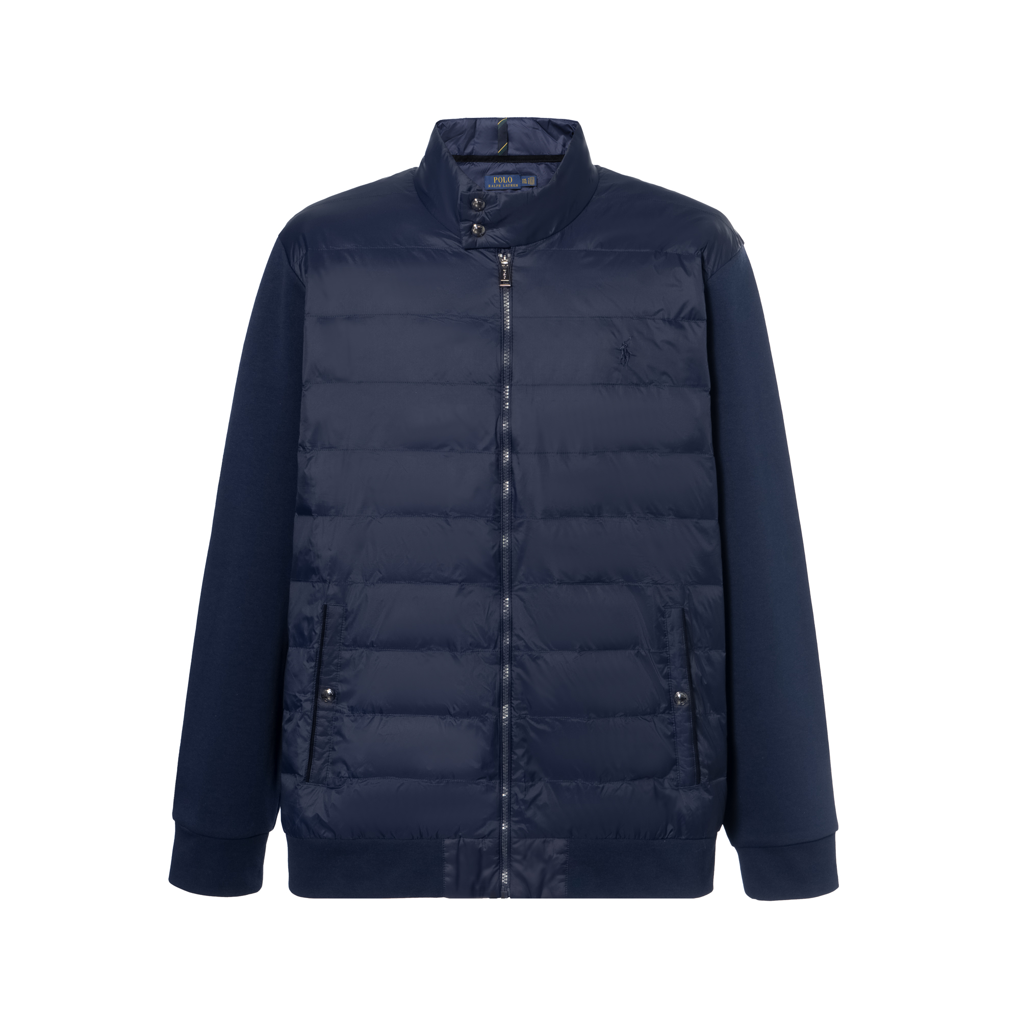 Polo Ralph Lauren SS23 Navy Patchwork Casual Stand Collar Jacket 710814601-002