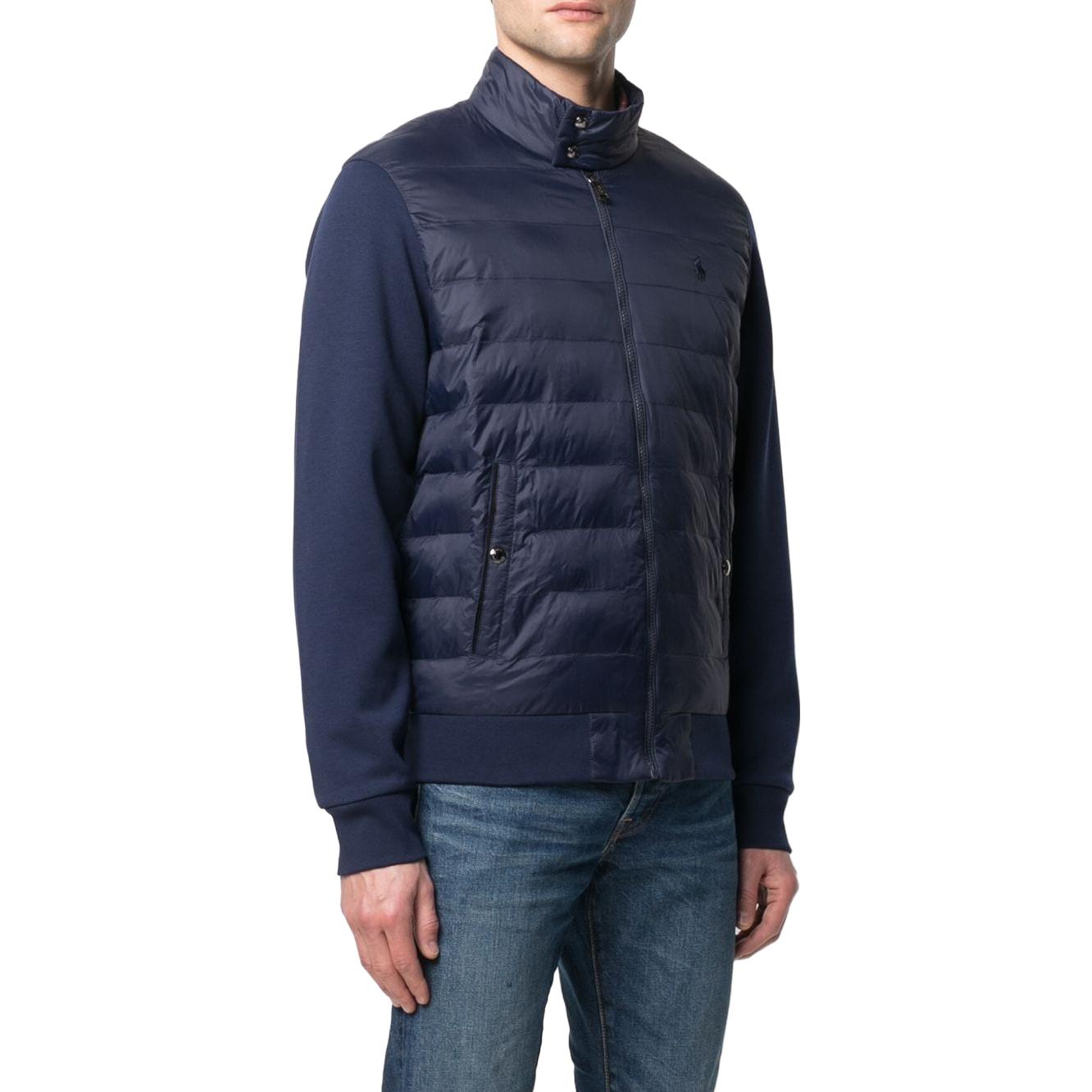 Lookbook Polo Ralph Lauren SS23 海軍藍拼接休閒立領外套 710814601-002