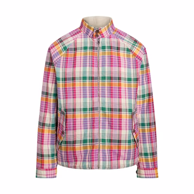 Polo Ralph Lauren SS23 Plaid Reversible Stand Collar Jacket Multicolor . 710911792-001
