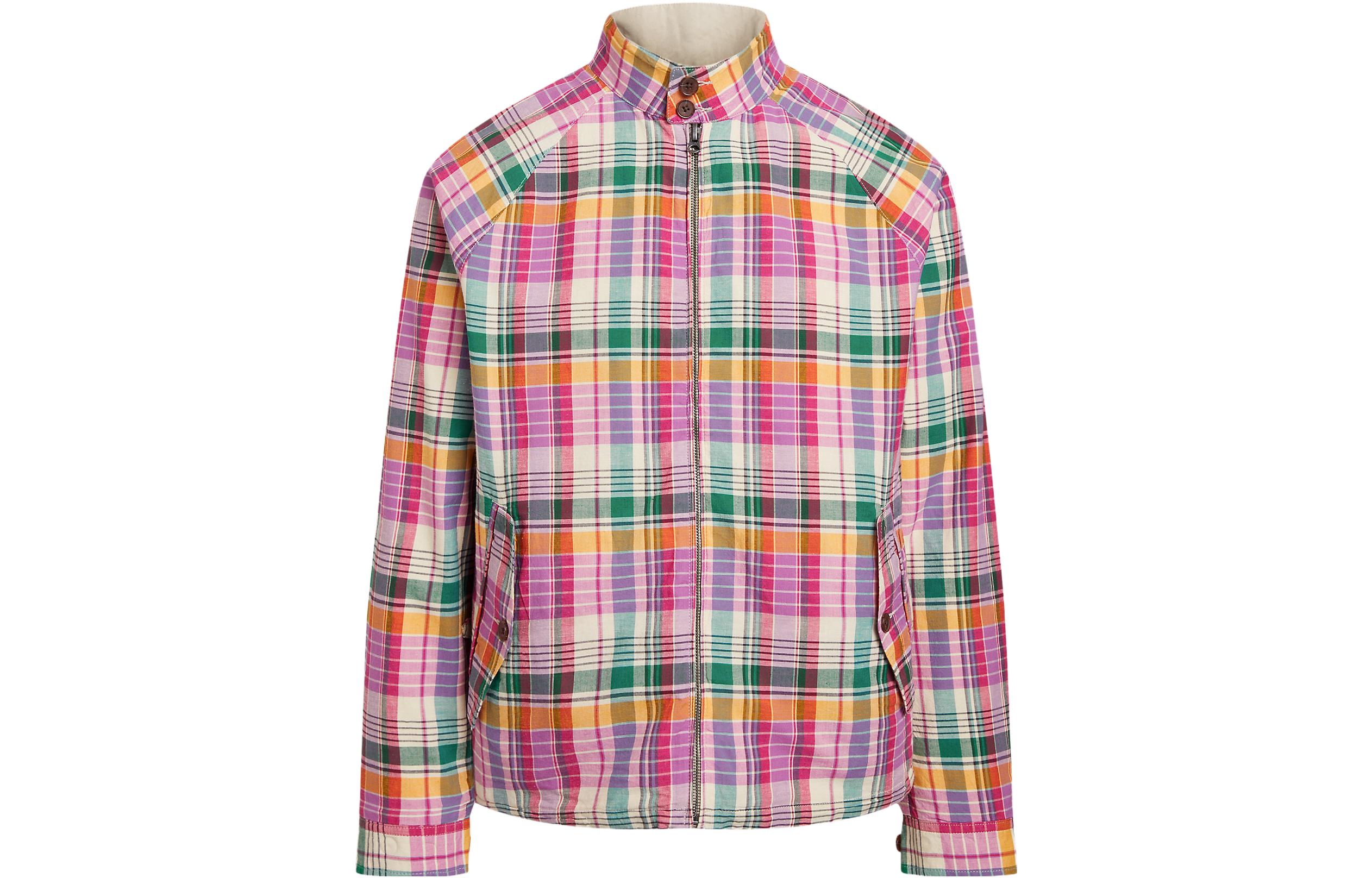 Polo Ralph Lauren SS23 Plaid Reversible Stand Collar Jacket Multicolor . 710911792-001 圖 2