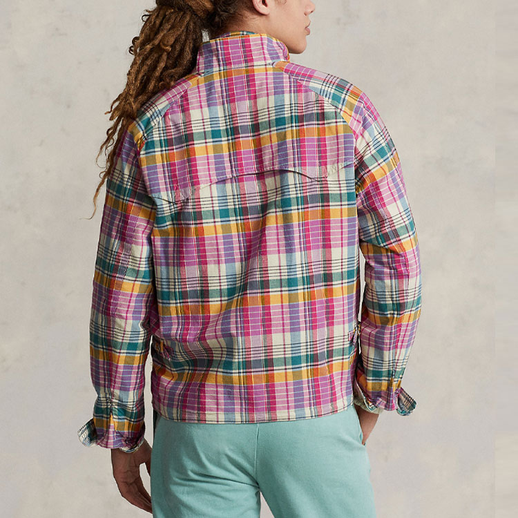 Polo Ralph Lauren SS23 Plaid Reversible Stand Collar Jacket Multicolor . 710911792-001 圖 6