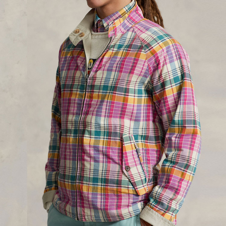 Polo Ralph Lauren SS23 Plaid Reversible Stand Collar Jacket Multicolor . 710911792-001 圖 7