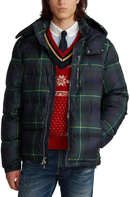 Polo Ralph Lauren SS23 格紋連帽拉鍊羽絨外套 男款薄荷綠 710845945-002 Shop Polo Ralph Lauren SS23 格紋連帽拉鍊羽絨外套 男款薄荷綠 710845945-002