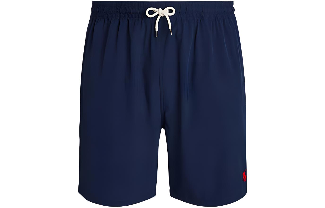 Polo Ralph Lauren SS23 Plain Logo Drawstring Casual Shorts Navy Blue . 710907255-001
