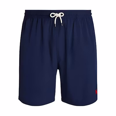 Polo Ralph Lauren SS23 Plain Logo Drawstring Casual Shorts Navy Blue . 710907255-001