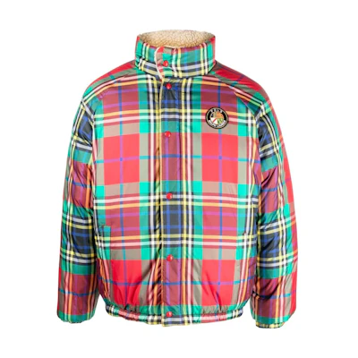 Polo Ralph Lauren SS23 Reversible Plaid Down Jacket Multi-color. 710879811-001