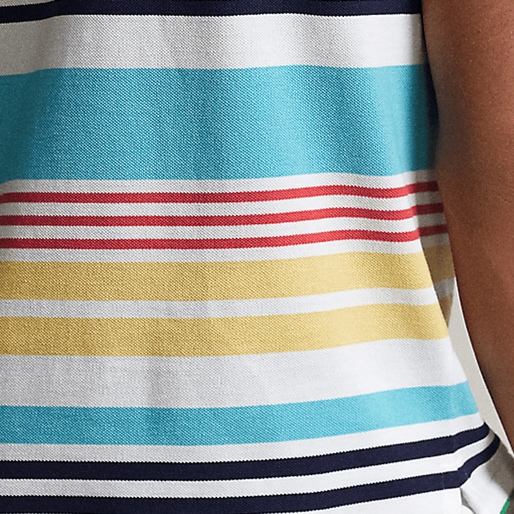 Purchase Polo Ralph Lauren SS23修身條紋刺繡標誌男款多色Polo衫 MNPOKNI1N822215-100