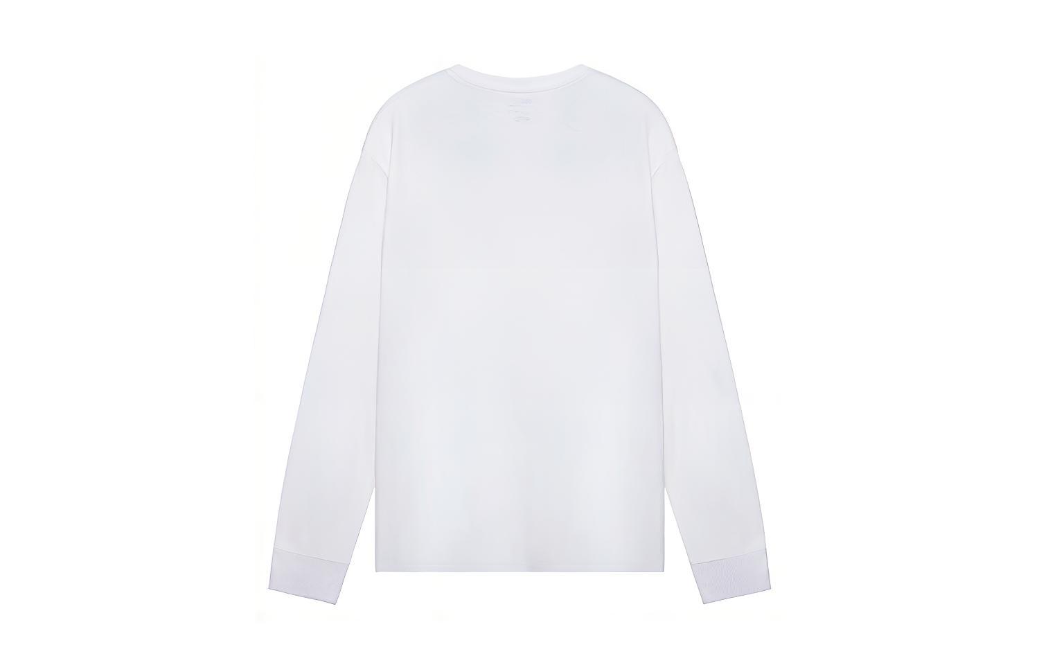 Lookbook 폴로 랄프로렌 SS23 솔리드 크루넥 긴팔 티셔츠 화이트 710627433-009