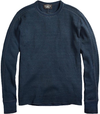 Polo Ralph Lauren SS23 男款藍色長袖圓領提花針織上衣。 MNRRKNI16820014-400 Buy Polo Ralph Lauren SS23 男款藍色長袖圓領提花針織上衣。 MNRRKNI16820014-400