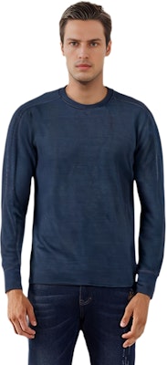 Polo Ralph Lauren SS23 男款藍色長袖圓領提花針織上衣。 MNRRKNI16820014-400 Shop Polo Ralph Lauren SS23 男款藍色長袖圓領提花針織上衣。 MNRRKNI16820014-400