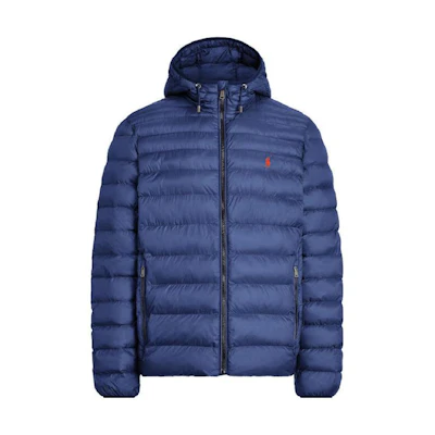 Polo Ralph Lauren SS23 Solid Logo Embroidered Hoodie Jacket Men’s Blue. 710829156-012