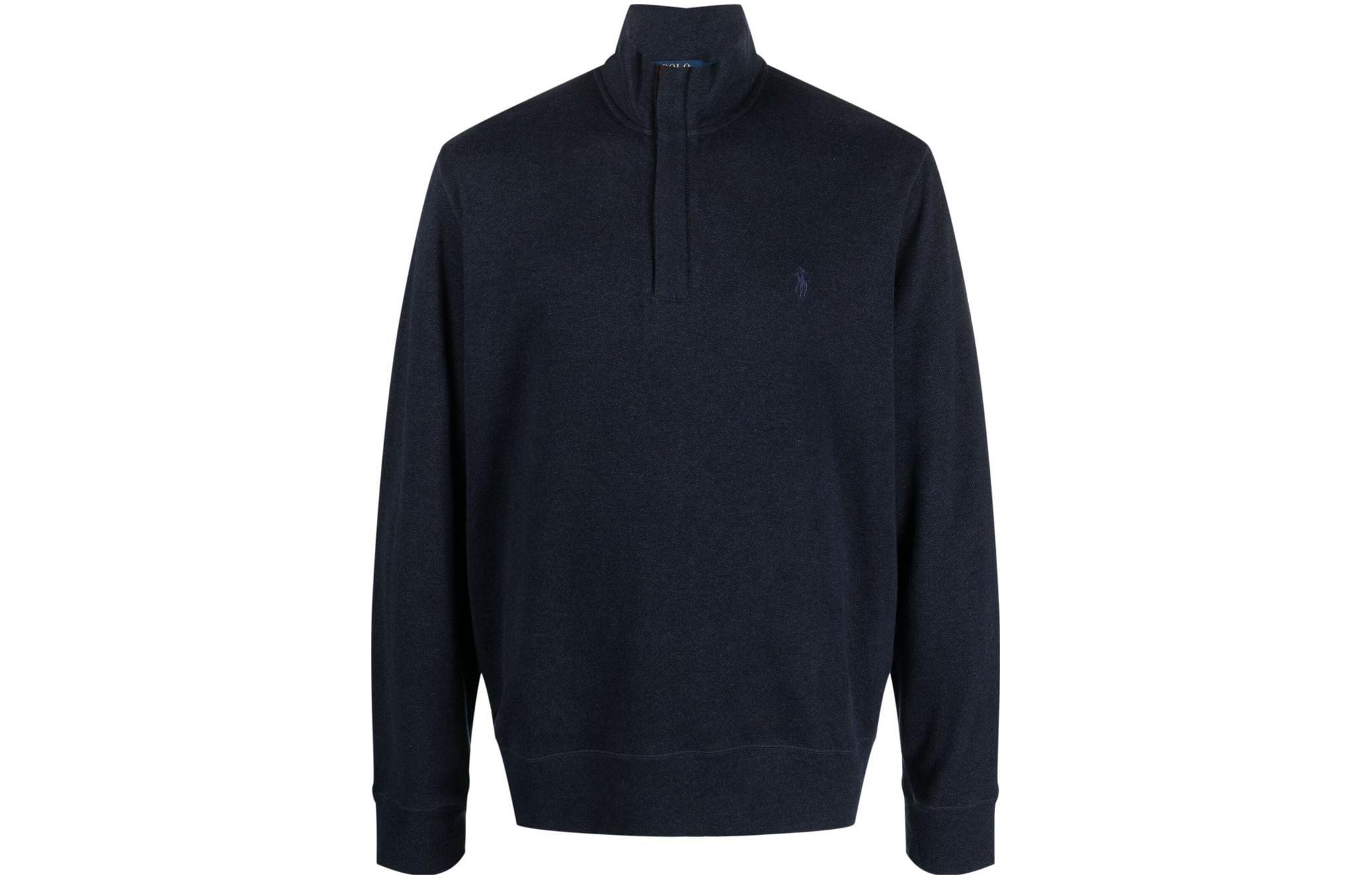 Polo Ralph Lauren SS23 Solid Logo Embroidered Knit Sweater Blue 710890930-002 圖 2