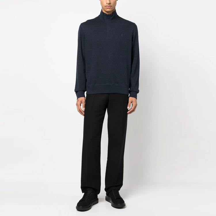 Polo Ralph Lauren SS23 Solid Logo Embroidered Knit Sweater Blue 710890930-002 圖 3