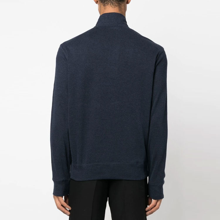 Polo Ralph Lauren SS23 Solid Logo Embroidered Knit Sweater Blue 710890930-002 圖 4