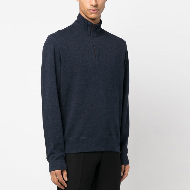 Polo Ralph Lauren SS23 Solid Logo Embroidered Knit Sweater Blue 710890930-002 圖 5