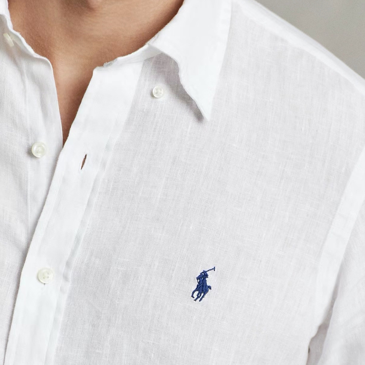 Details for Polo Ralph Lauren SS23 男士刺绣标志长袖休闲衬衫. MNPOWOV16820399-100