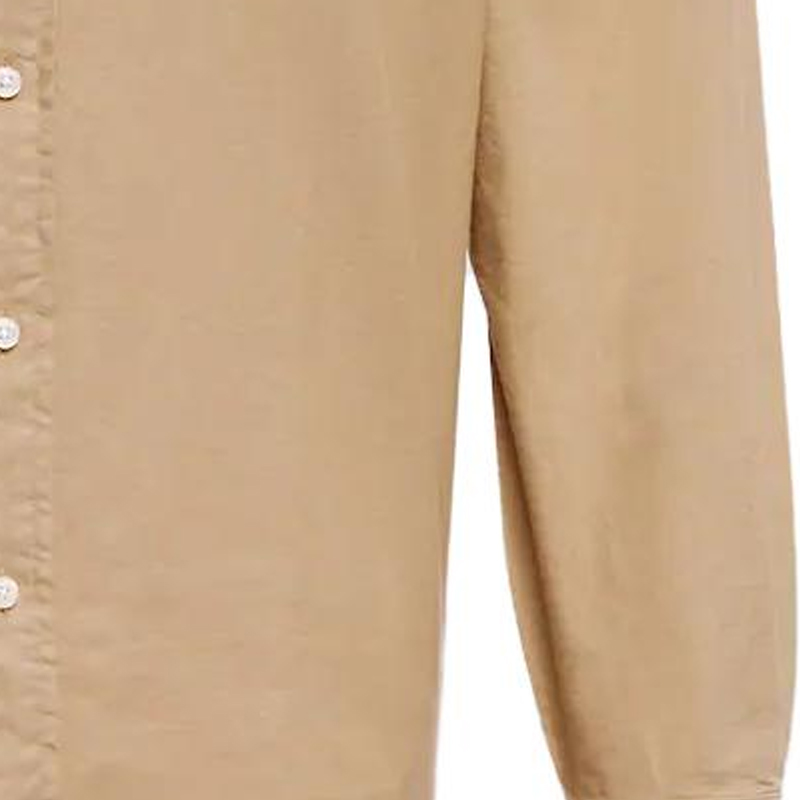 Polo Ralph Lauren SS23 Solid Logo Embroidered Long Sleeve Shirt Khaki Men’s 710889740-001 圖 6