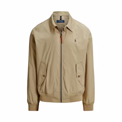 Polo Ralph Lauren SS23 Solid Logo Embroidered Packable Jacket Brown . MNPOOTW16021056-250