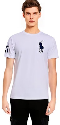 Polo Ralph Lauren SS23 刺绣标志纯色白色长袖T恤。 710697554-002 Purchase Polo Ralph Lauren SS23 刺绣标志纯色白色长袖T恤。 710697554-002