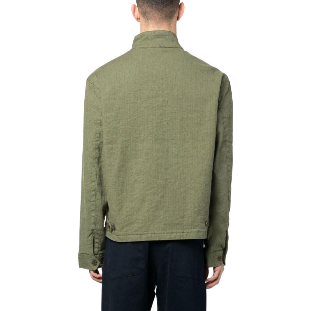 Polo Ralph Lauren SS23 Solid Logo Embroidered Stand Collar Jacket Green Men. 710888088-001 圖 4