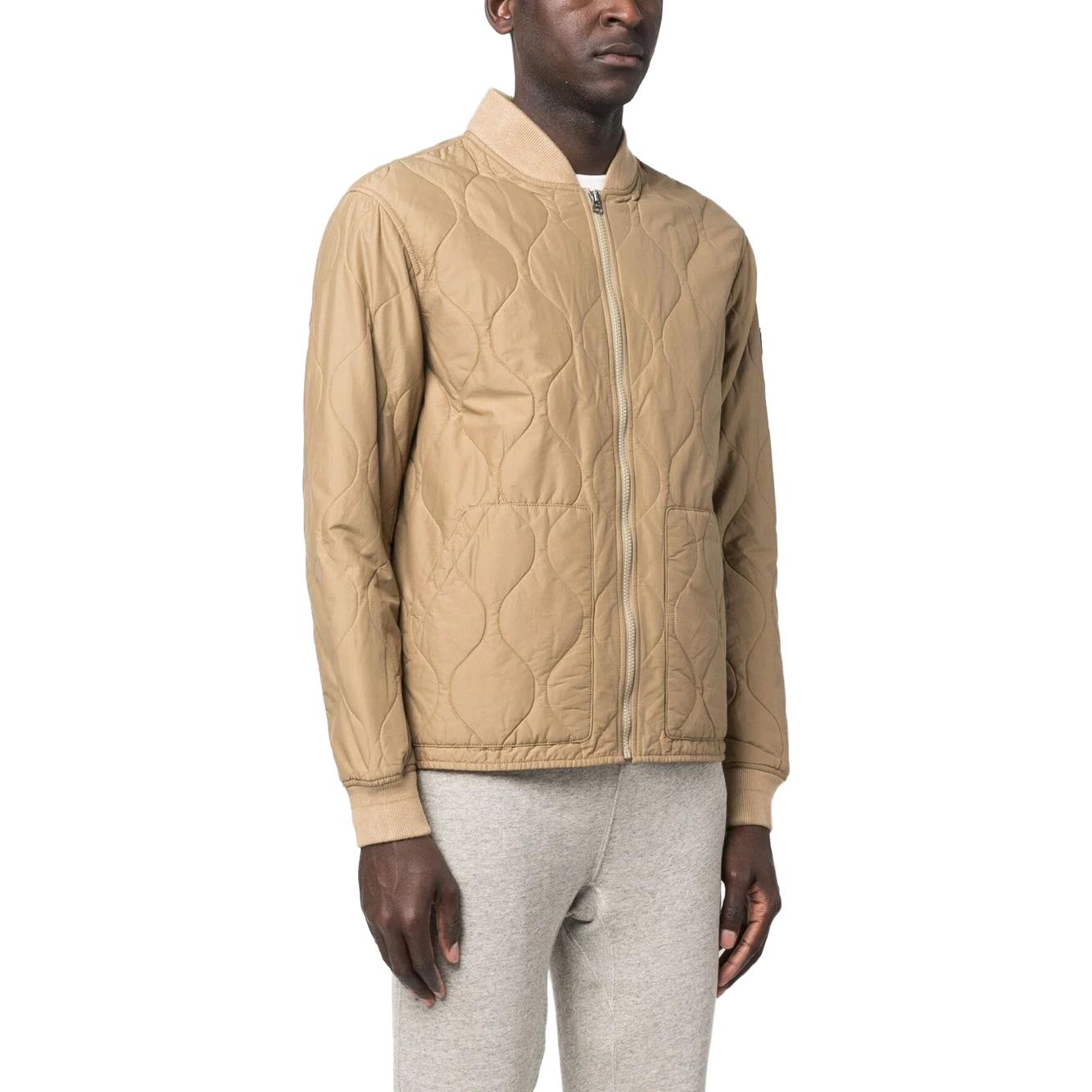 Purchase 폴로 랄프로렌 SS23 솔리드 퀼팅 봄버 재킷 남성용 샌드 옐로우 710857267-006