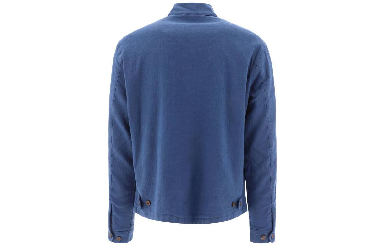 Polo Ralph Lauren SS23 Solid Stand Collar Single-Breasted Jacket Blue Men’s. 710911791-002 圖 3